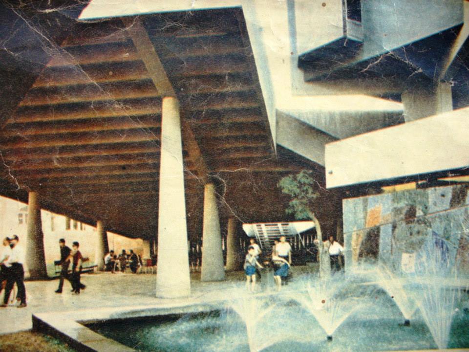 Transkaukazja Sweden, Moscow Cinema Open Air Hall in Yerevan, architects; Telman Gevorgyan, Spartak Kndekhtsyan, 1964-1966